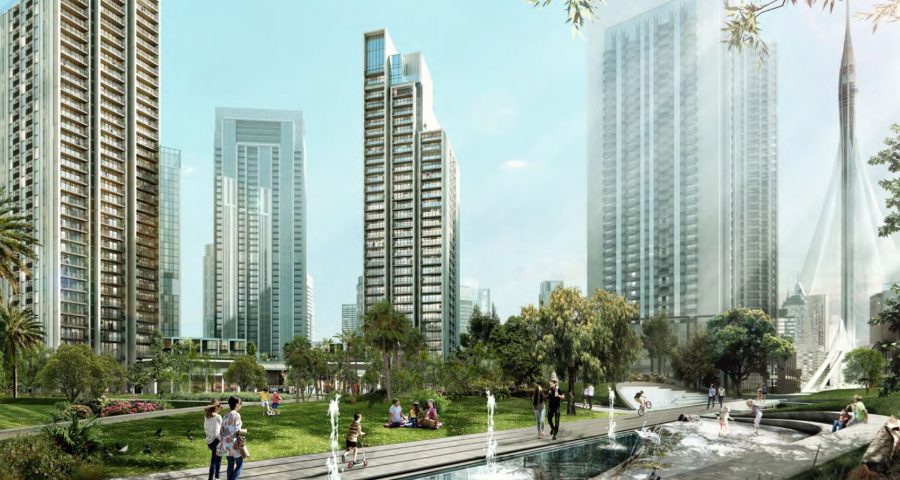 Harbour Gate will boast impeded views of the waterfront and The Creek Tower 